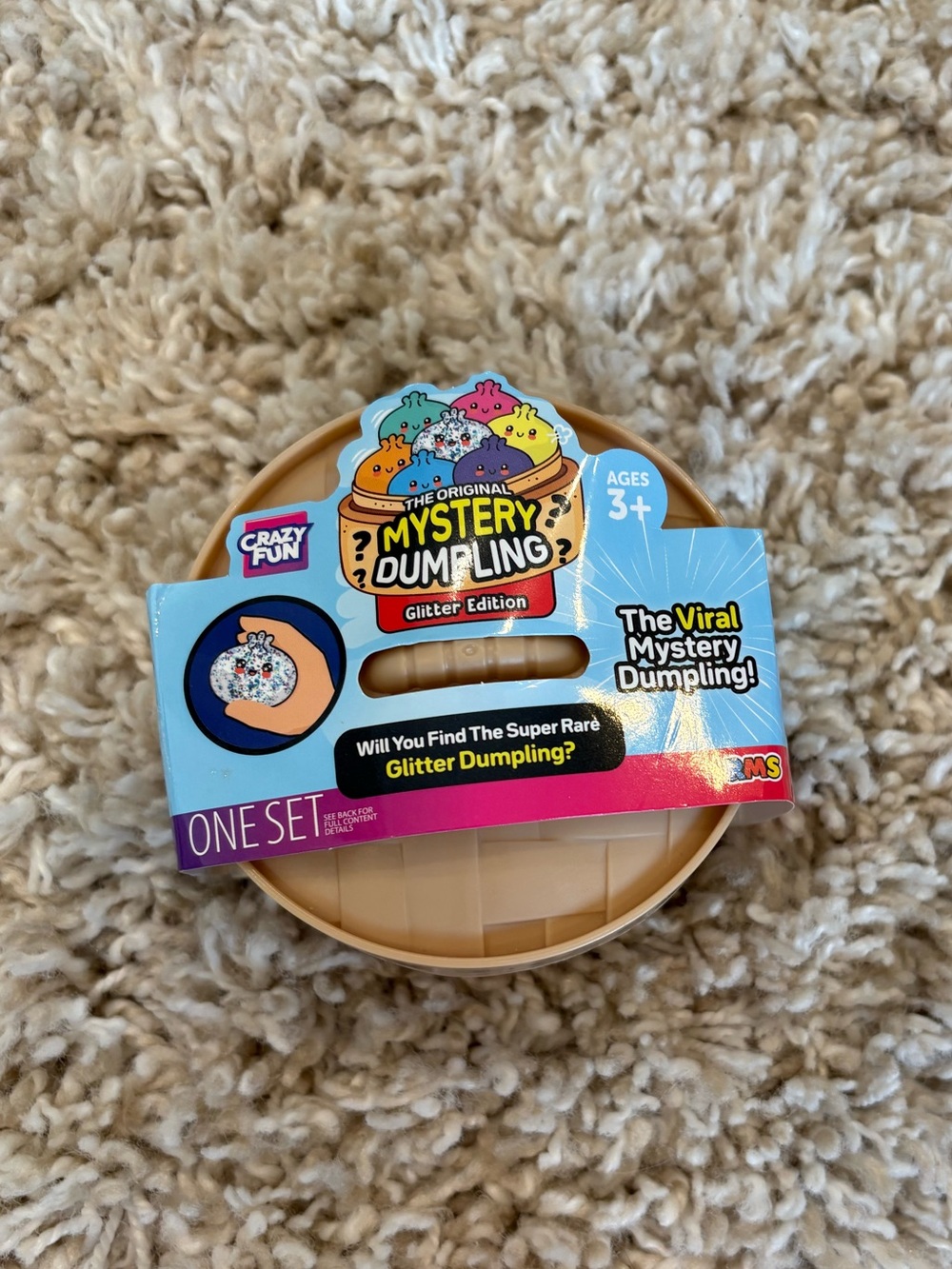 REAL RMS Mystery Dumpling Glitter Edition Kids Toy - Yellow